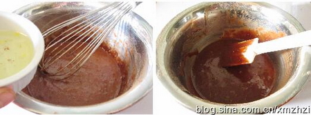 巧克力甜甜圈蛋糕步骤5-6