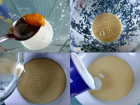芒果酸奶步骤1