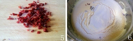 蔓越莓海绵蛋糕步骤5-6