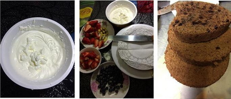 水果裸蛋糕步骤1-3