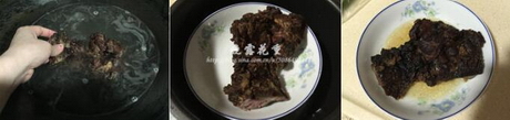 香芹炒牛肉干步骤1-3