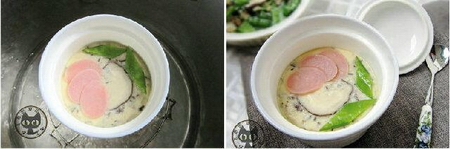 香菇火腿蒸蛋羹步骤8