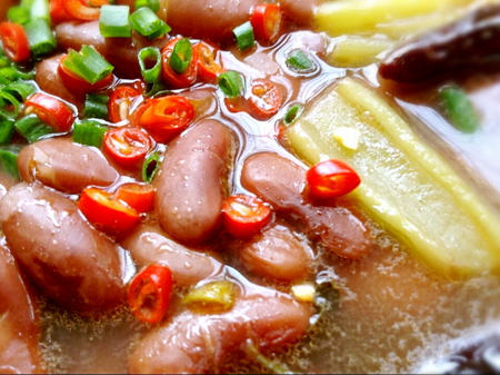 (图)酸菜红豆汤