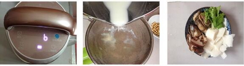 开胃素菜豆浆清合汤的做法步骤4-6