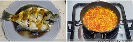 蒜蓉剁椒蒸太阳鱼的做法步骤5