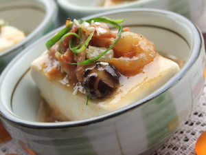 金银蒜蒸芙蓉豆腐的做法步骤6