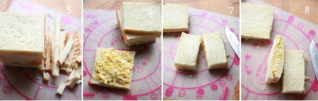鸡蛋三明治的做法步骤5-7