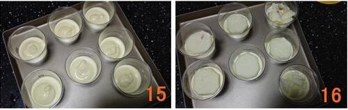 芒果酸奶慕斯的做法步骤15-16