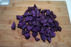 紫薯糯米糊的做法步骤1