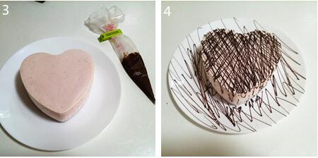 草莓慕斯蛋糕的做法步骤11-12