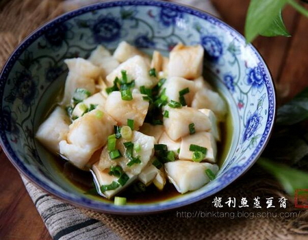 (1)龙利鱼蒸豆腐