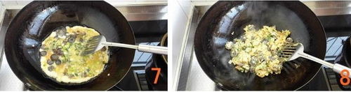 海参炒蛋的做法步骤7-8
