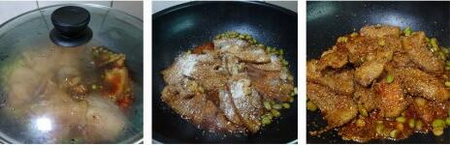青豆烧米粉肉的做法步骤7-9