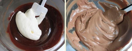 巧克力树莓杏仁慕斯蛋糕的做法步骤9