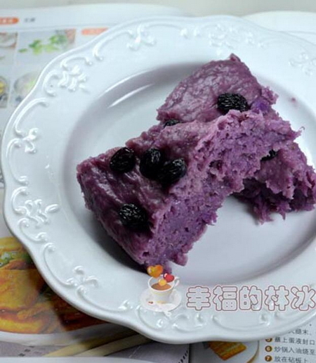 (1)紫薯发糕