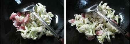 咸肉花菜豆腐羹的做法步骤3