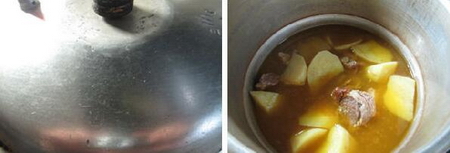 土豆牛排骨汤的做法步骤6