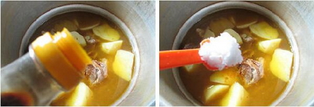土豆牛排骨汤的做法步骤7