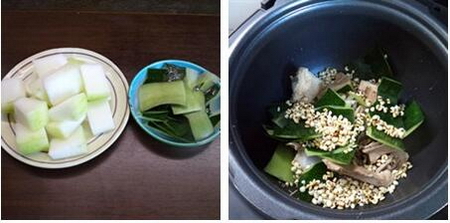 冬瓜薏米骨头汤的做法步骤3-4