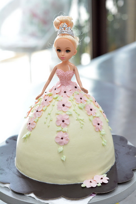 (图)芭比公主蛋糕