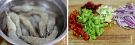 香辣干锅虾的做法步骤3-4
