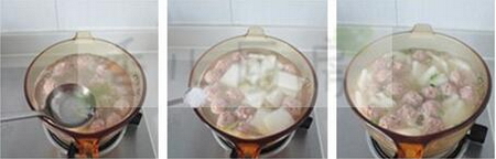 冬瓜虾肉丸子汤的做法步骤7-9