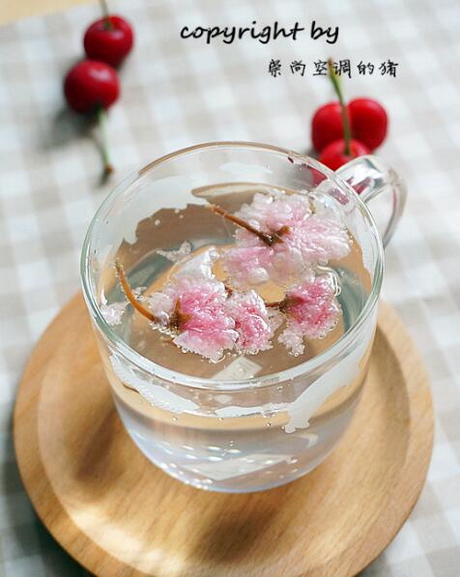 樱花苏打水的做法