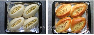 黄油蒜蓉火腿面包的做法步骤11-12