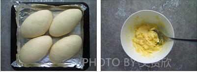 黄油蒜蓉火腿面包的做法步骤9-10
