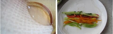 越南蔬菜春卷的做法步骤3-4