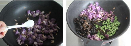 素炒紫菜花的做法步骤9-10