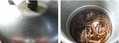 茶树菇鸡腿汤的做法步骤5