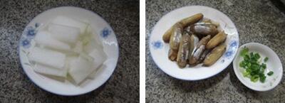 冬瓜蛏子汤的做法步骤1