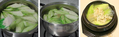 丝瓜虾皮汤的做法步骤6-8