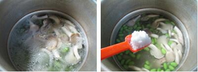 毛豆秀珍菇龙骨汤的做法步骤5