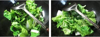 鹌鹑蛋小白菜煮粉丝的做法步骤2