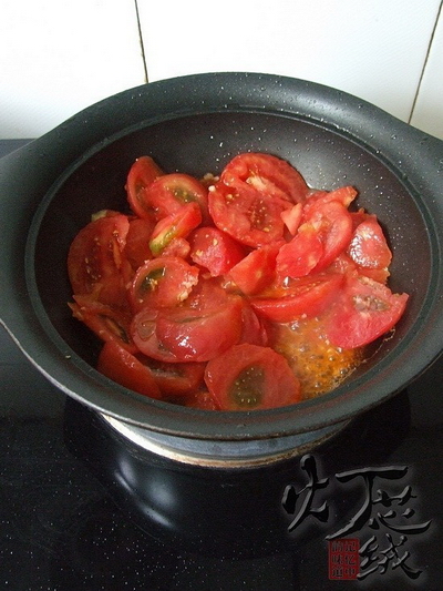 西红柿鸡蛋面的做法步骤4