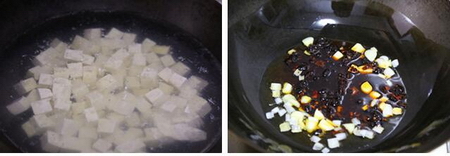 老干妈烧豆腐的做法步骤3-4