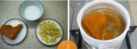 玉米南瓜浓汤的做法步骤1