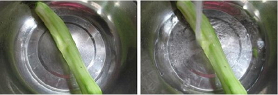 咸肉秀珍菇煮长瓜的做法步骤2
