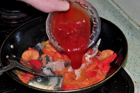 油淋番茄鱼的做法步骤17