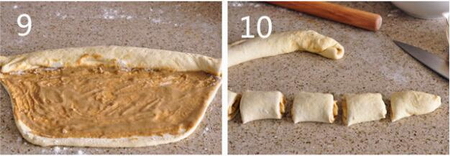 芝麻酱小烧饼的做法步骤9-10