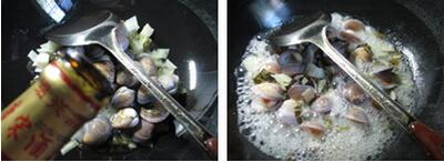 腌白菜煮圆蛤的做法步骤5
