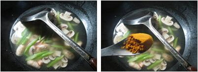 虾仁芦笋蘑菇羹的做法步骤7