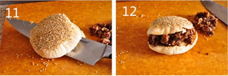 牛肉夹烧饼的做法步骤11-12