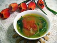 西红柿菠菜汤的做法步骤8