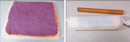 紫薯酸奶蛋糕卷的做法步骤31-32
