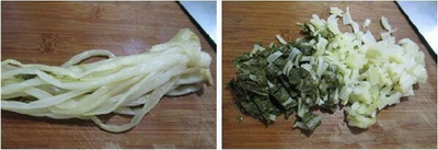 腌白菜煮鳗鱼的做法步骤2