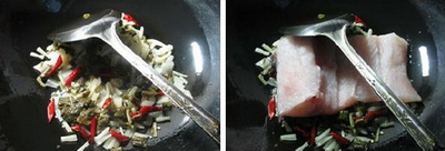 腌白菜煮鳗鱼的做法步骤4