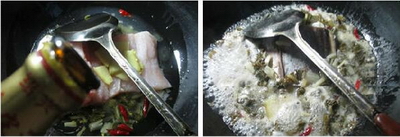 腌白菜煮鳗鱼的做法步骤6
